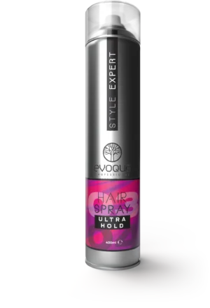 Evoque Hair Spray Ultra Hold No4 500ml επαγγελματική λακ μαλλιών για φυσικό αποτέλεσμα